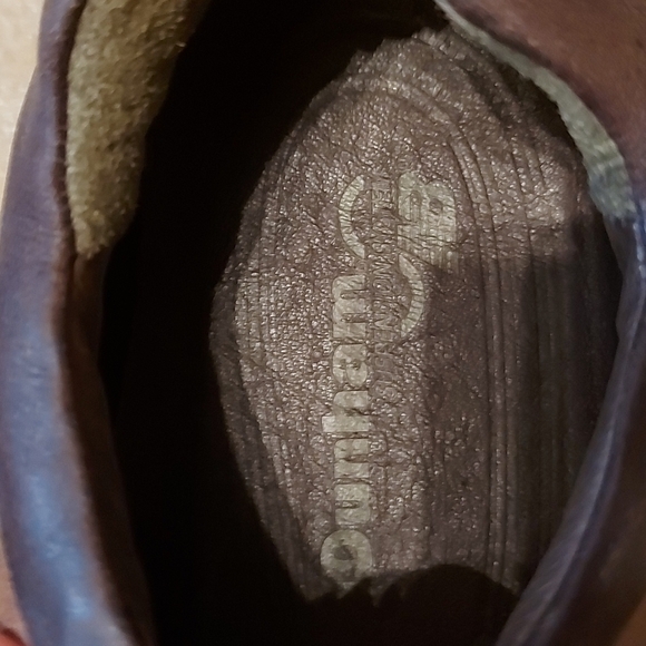 Dunham Mens Casual Brown Distressed Leather and Suede Lace up Shoes - Picture 6 of 6